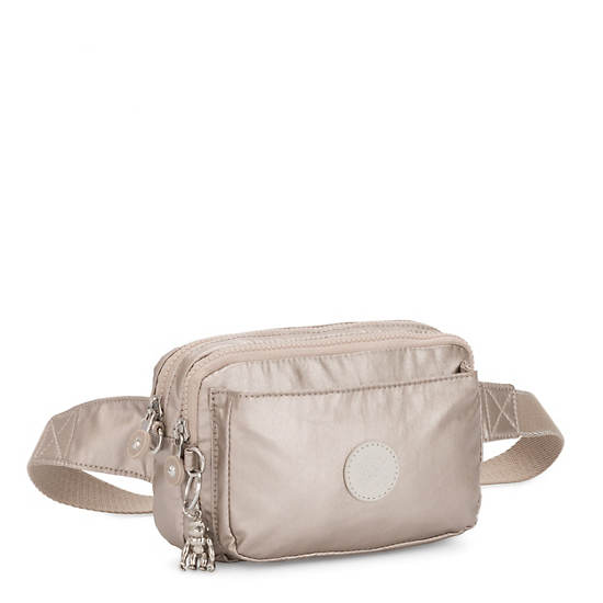 Kipling Abanu Multi Metallic Convertible Crossbody Bag Bags Metallic Glow | AU 2037GS